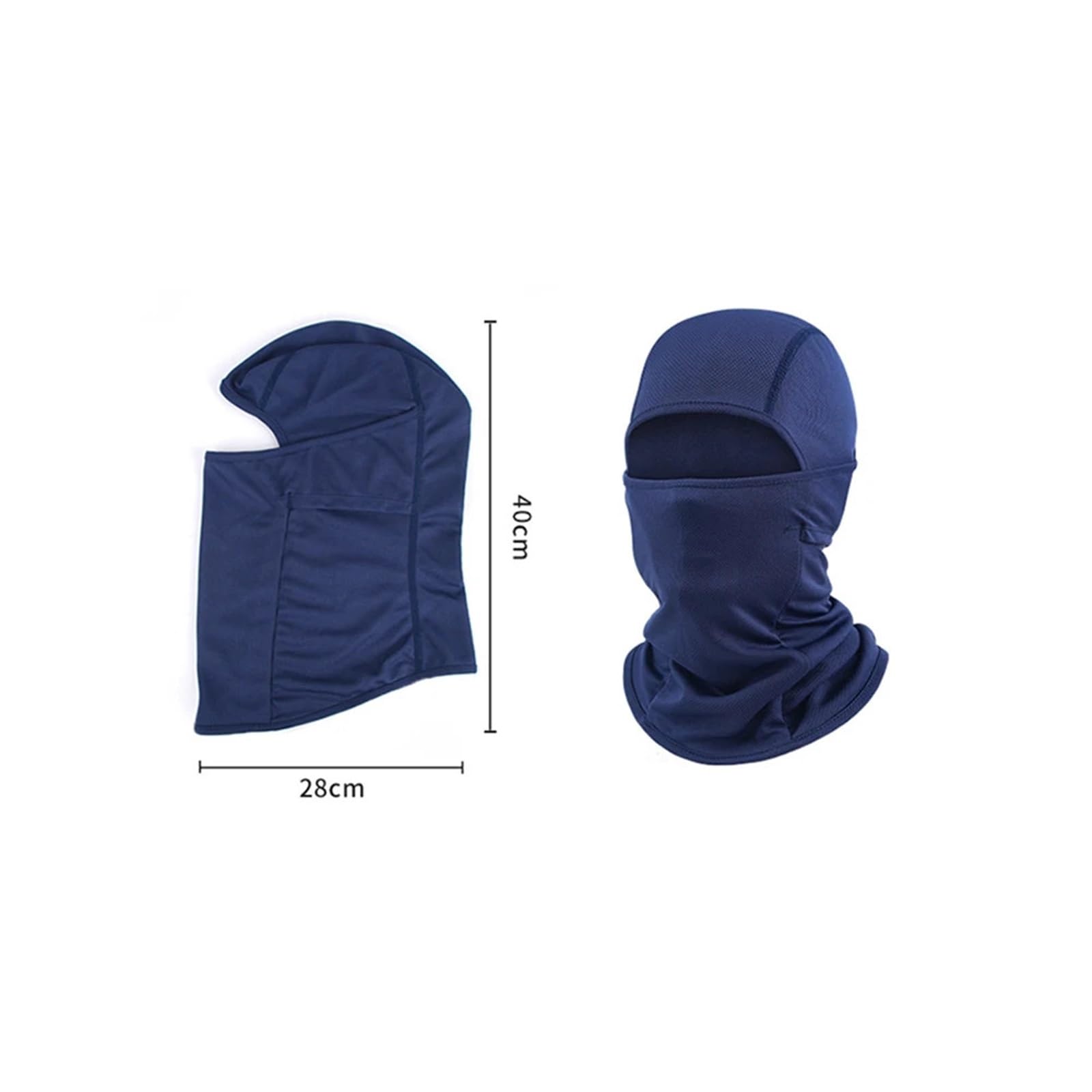2Pcs Ski Maske Radfahren Volle Gesicht Abdeckung for Männer Frauen Solide Wärmer Beanies Weiche Schnell-trocknen Helm Liner Winddicht Für Outdoor Sports