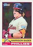 2025 TOPPS HERITAGE HIGH NUMBERS CHROME #503 HARRISON BADER PHILADELPHIA PHILLIES BASEBALL OFFICIAL TRADING CARD OF MLB