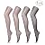 Fishnet Tights Stockings for Women-High Waist Sexy Fishnet Pantyhose 4 Pairs Different Styles Sheer Tights for Dancing Party (Black) GARTOL
