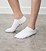 10 Pack Men's Low Cut Socks Thin Cotton No Show Sock (White)