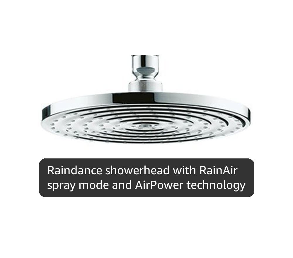 Hansgrohe Chrome Raindance Shower Set w/Handshower Wallbar