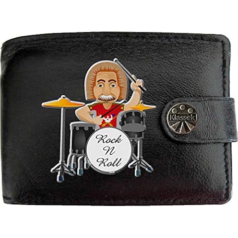 Klassek Old Drummer Leather Wallet with RFID Cover