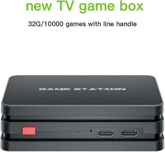Mini Arcade Game Console Full HD Video Games Box 10000 Games with Two Cable Gamepads