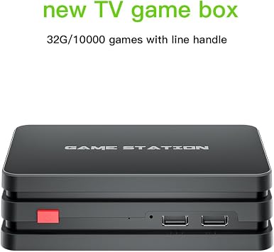Mini Arcade Game Console Full HD Video Games Box 10000 Games with Two Cable Gamepads