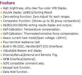GOWE Micro Ohm Meter