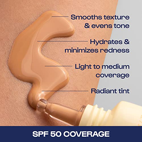 Alleyoop Sunsational Skin Tint Sunscreen For Face Broad Spectrum Spf 50, Tinted 100% Mineral Sunscreen With Niacinamide & Jojoba, Protects Hydrates And Soothes Skin, Vegan, Cruelty-Free - Shine #TOP1