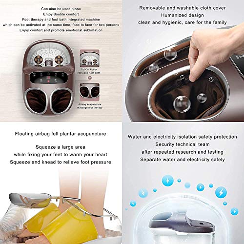 Masajeador Spa de Pies con 6 Rodillos y Calor miniatura 5