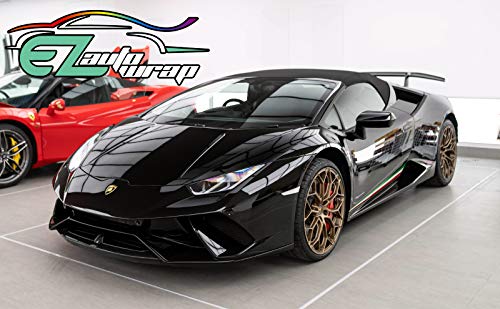 Jdmbestboy Free Tool Kit Gloss Black Glossy Vinyl Wrap Sticker Decal Film Sheet Bubble Free Air Release- 12"X60" #TOP5