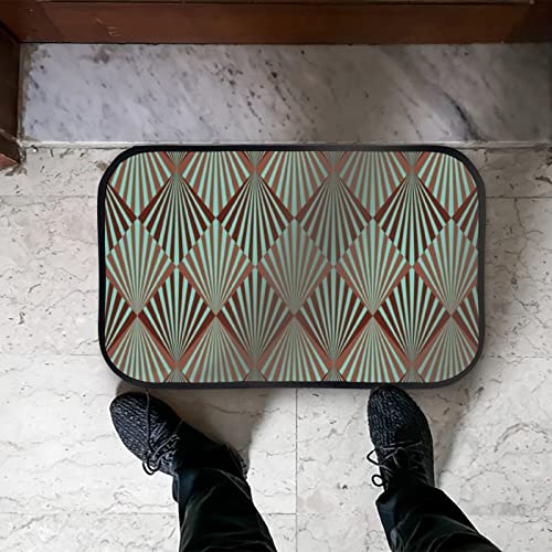 Soft Foam Area Rugs Art Deco Texture Washable Non Slip Kitchen Rugs Bath Rug For Home Decor Indoor/Outdoor 36X24In #TOP2