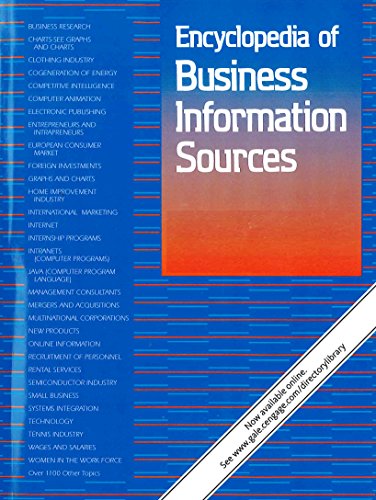Encyclopedia Of Business Information Sources #TOP10