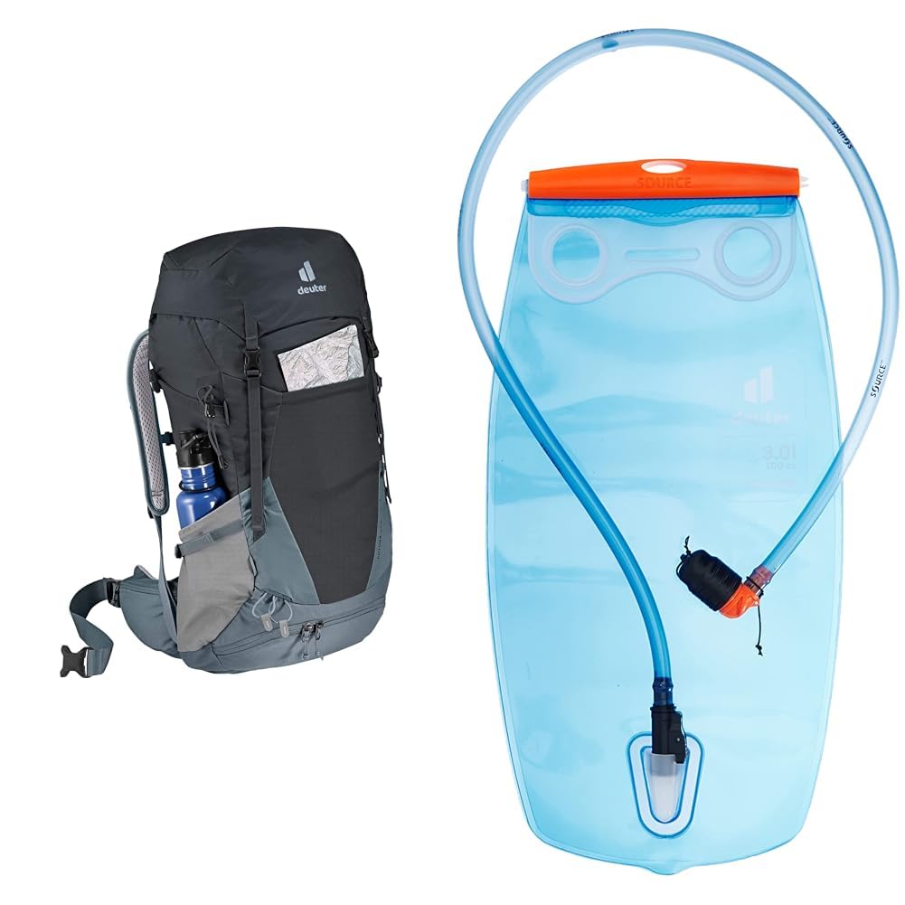deuter Futura 30 SL Damen Wanderrucksack, Graphite-shale & Streamer 3.0 Trinksystem