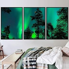 signwin 3 Piece Framed Canvas Wall Art Astronomy...