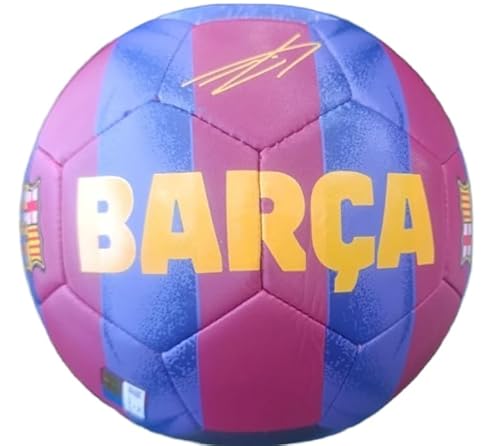 FCB Balón Barça Lamin Yamal Talla 5 Grande Similar al reglamentario fútbol 11 Balón Oficial FC Barcelona - imagen 2
