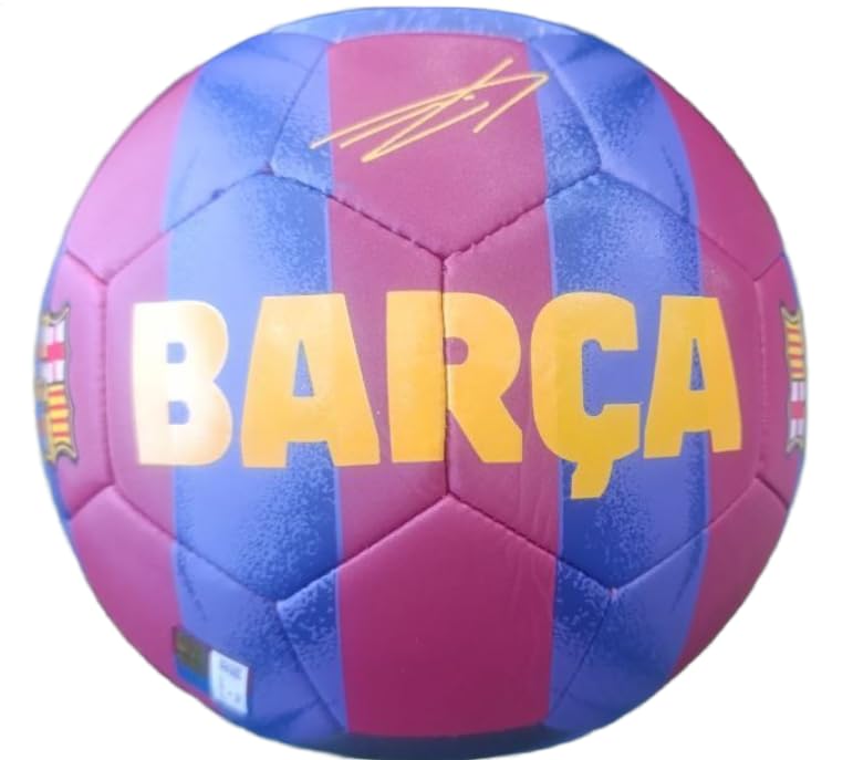 FCB Ballon Barça Lamin Yamal Taille 5 Grand Similaire au Football 11 Ballon officiel FC Barcelone