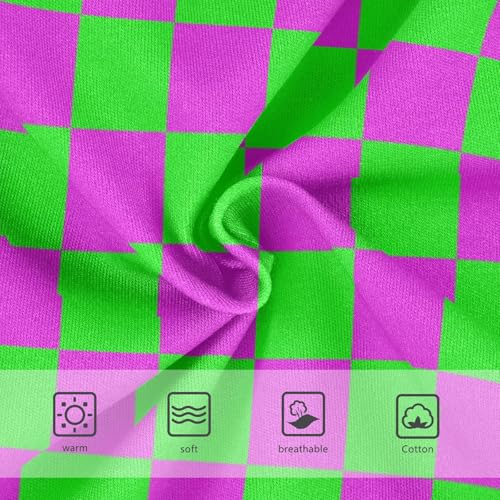 Pink Green Buffalo Checkered Toddler Girls's Underwear 2T3