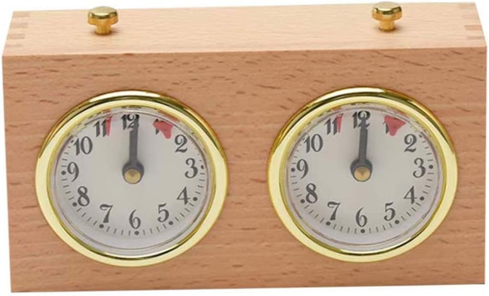 Nirelief Chess Clock Chess Timer Chess Clock Wooden Analog