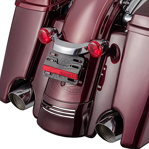 Us Stock Moto Onfire Stretched Rear Fender Extension, Unpainted, 4 1/2 Inch Extended Panel, Flare Filler Kit Fit For 2014 2015 2016 2017 2018 2019 2020, Harley Touring, Road King, Street Glide Special #TOP5