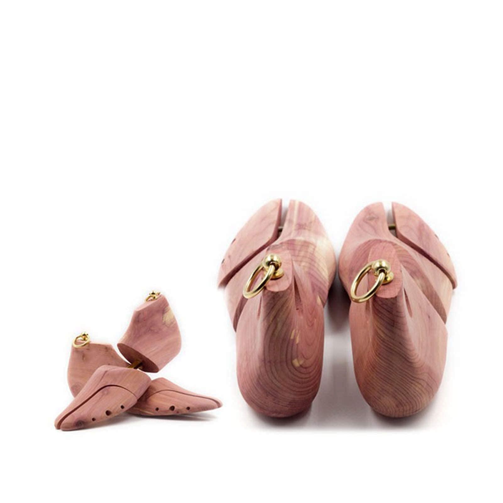 CJBHSD Último Modelo de Camilla de Zapatos de Mujer de Madera con Botones de juanetes, Camilla de Zapatos Ajustable Que expande la Longitud y el Ancho de los pies Estrechos (marrón 35~36)