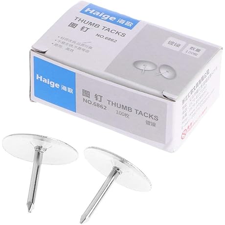 Essential Silver Flat Thumb Tacks for Versatile Use