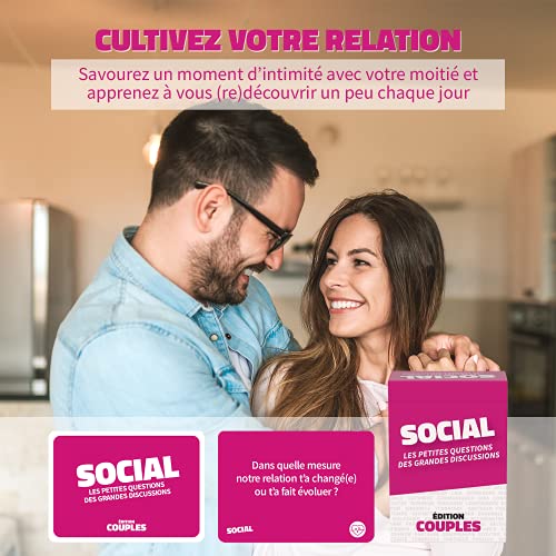 SAVANA Social Couple - Jeu de Couple pour Faire Vibrer Son Amour - Idée Cadeau Couple Original - Idée Cadeau Femme ou Idée Cadeau Homme Saint Valentin - Jeu de Cartes – vue 6