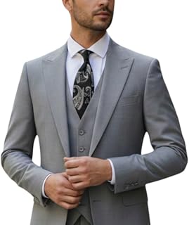 Erkek Takım Elbise, Slim Fit, Çizgili Yün, Blazer,