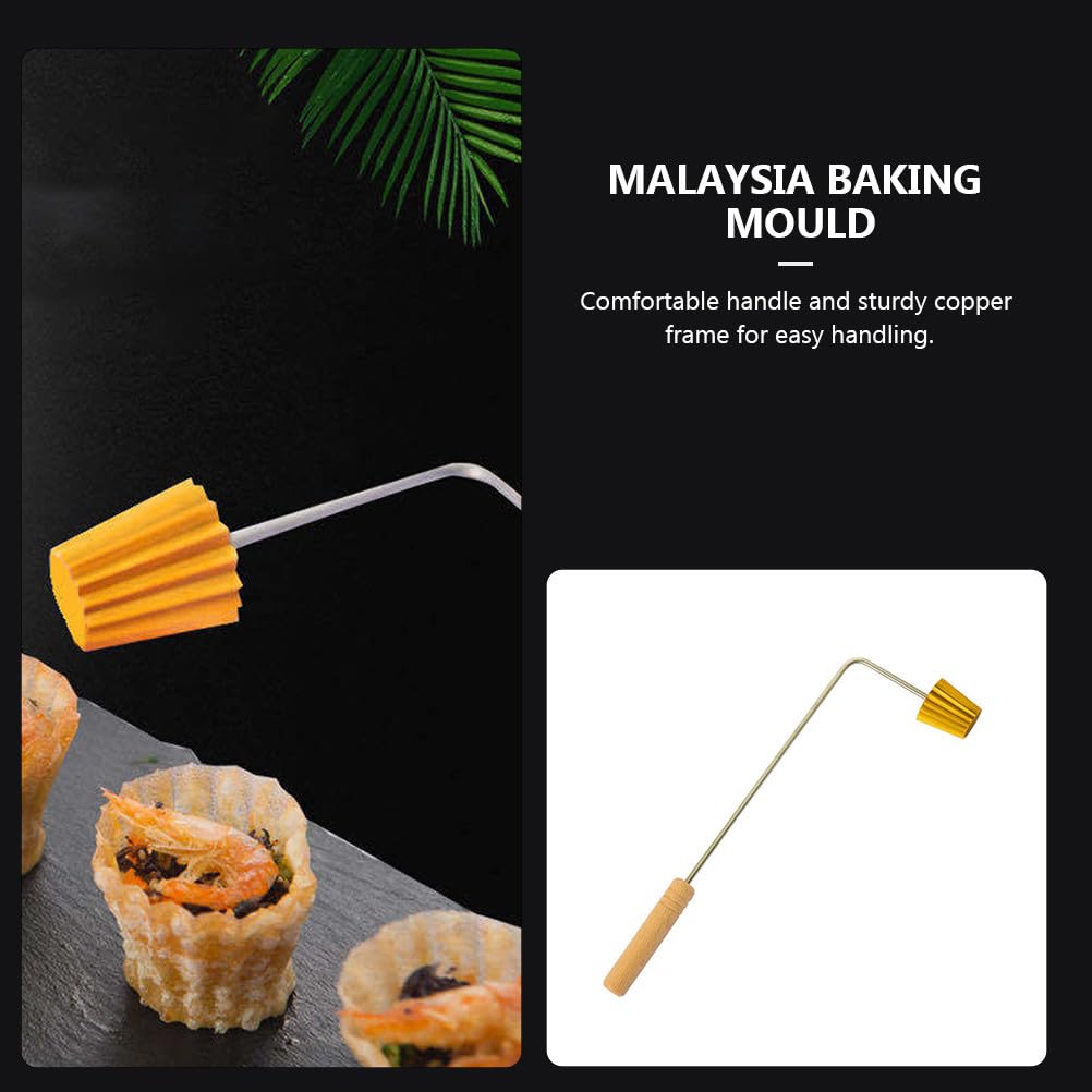 Hemobllo Molde para hornear para Malasia Food Huevo y Muffin Molde de Pastelería para Cocina Restaurante y Fiesta Fácil de Limpiar 2 Piezas 13.39 X 4.33 X 3.15 pulgadas