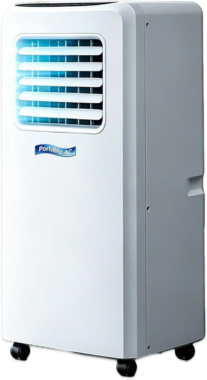 Portable Air Conditioner with Cooling, Dehumidifier, Fan Modes (7000BTU)