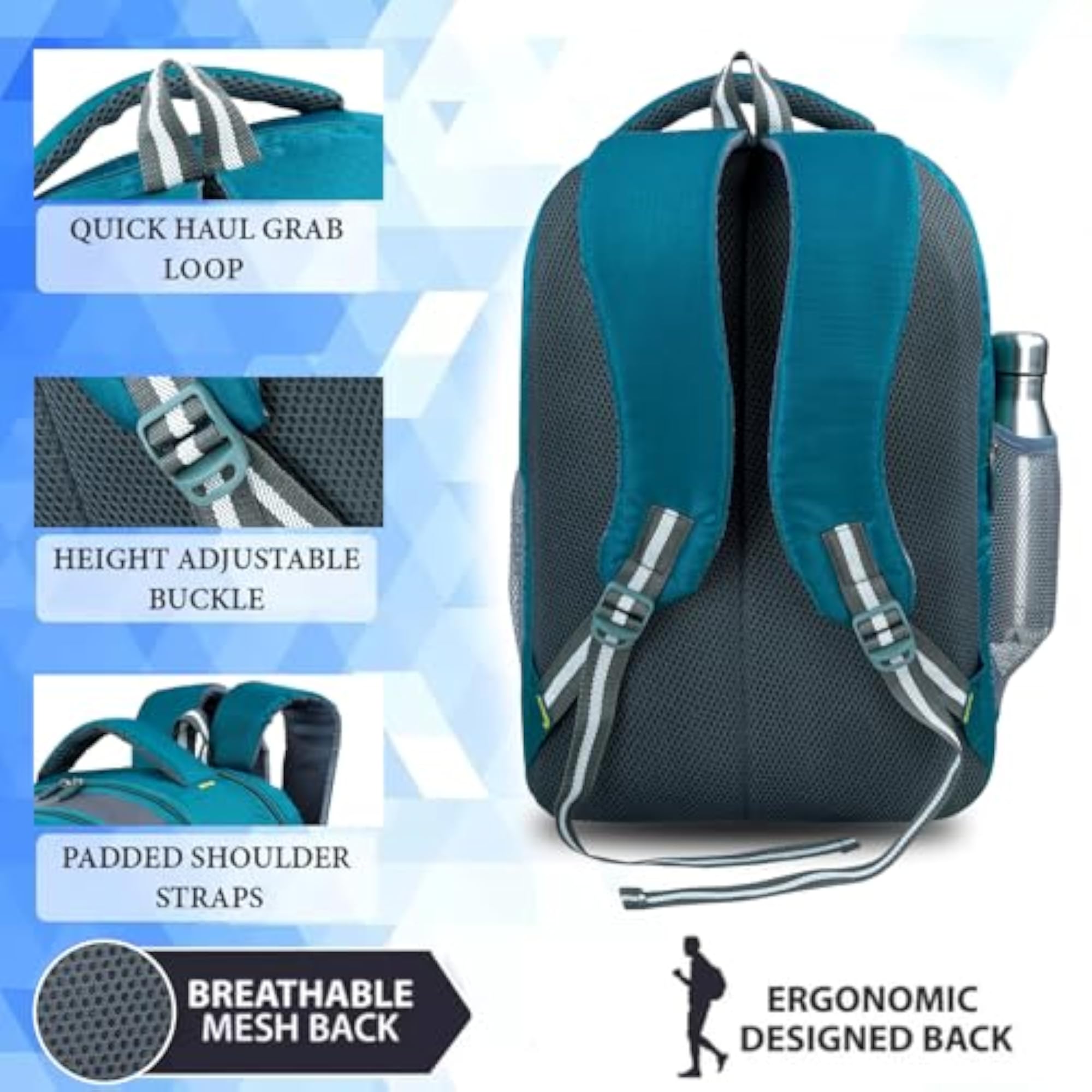 Trendy Waterproof Travel Backpack for Men & Women