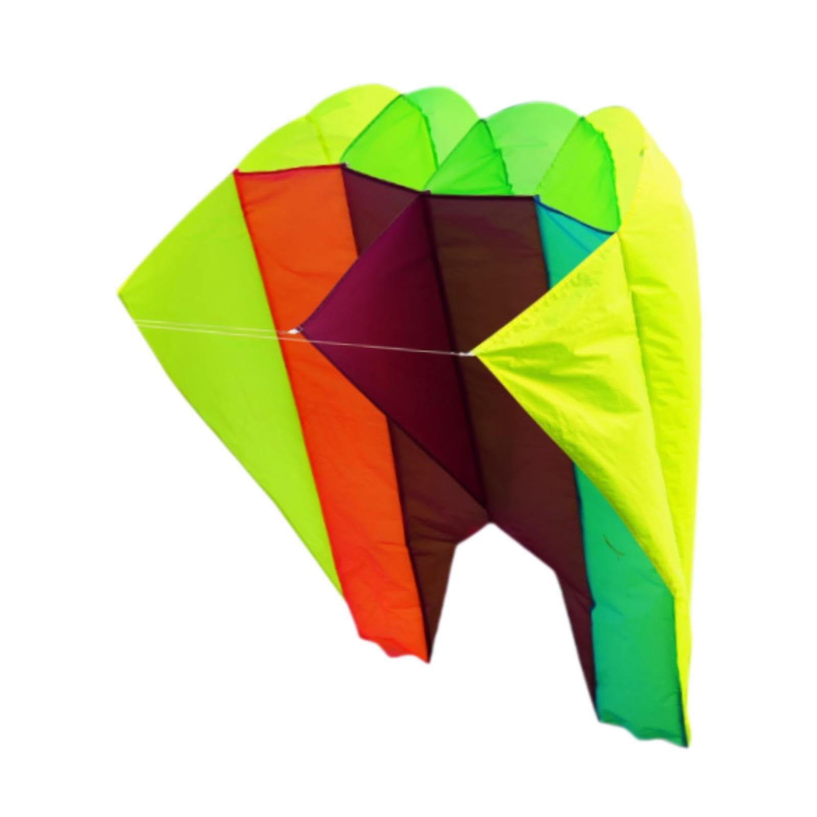 perfk Cometa con Mosca 3D, Actividades únicas Multicolor, Juego Infantil Plegable, Actividad, Pantalones Cortos Grandes, Cometa para césped, jardín, Viaje