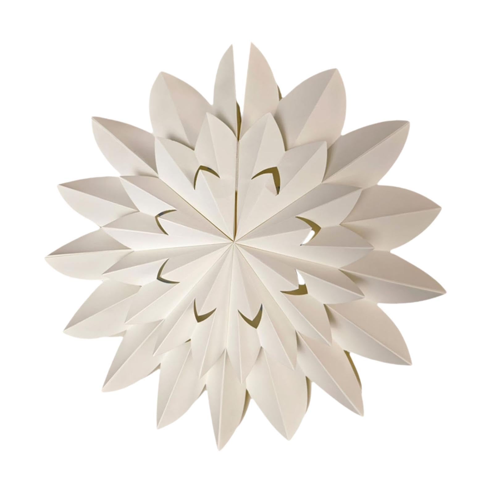 Merishopp Origami Lampshade Decorative Pendant Light Shade for Restaurant Office Decor Diameter 40cm|Home & Garden | Lamp Shades|1 Paper Lamp Shade-image-42