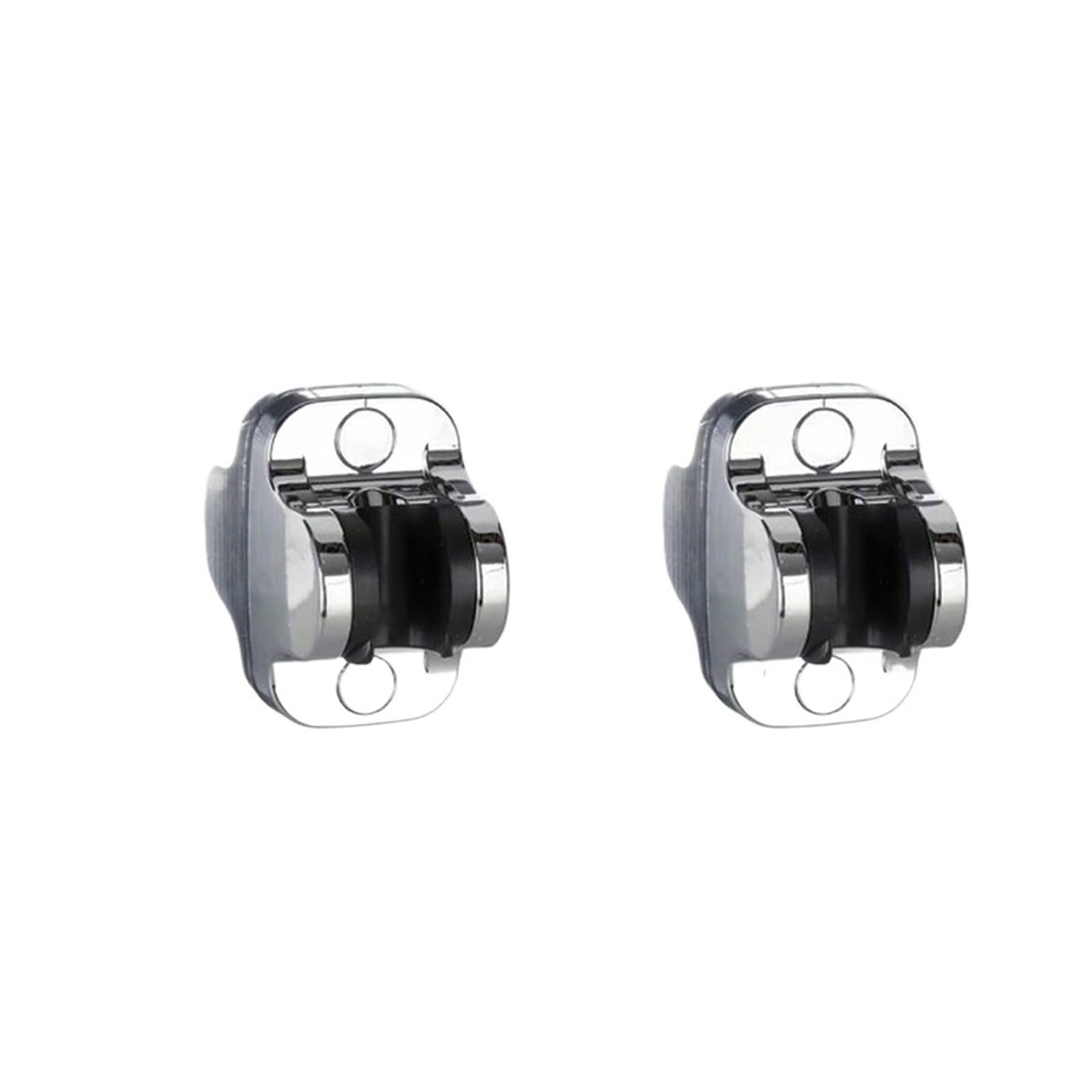 1/2pcs Punch-Free Self Adhesive Adjustable Shower Head Holder(Silver 2pc)
