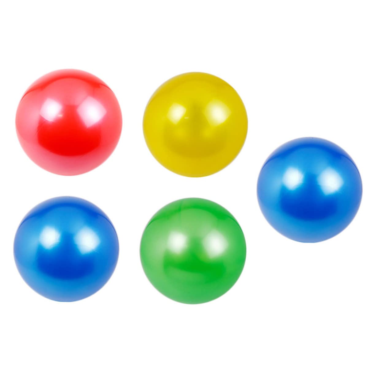 Milisten 5pcs PVC Shimmer Balls for Flapping Kickball Bounce Play Balls for Indoor Outdoor Fun for Parties Skill Development Random Color Random Color