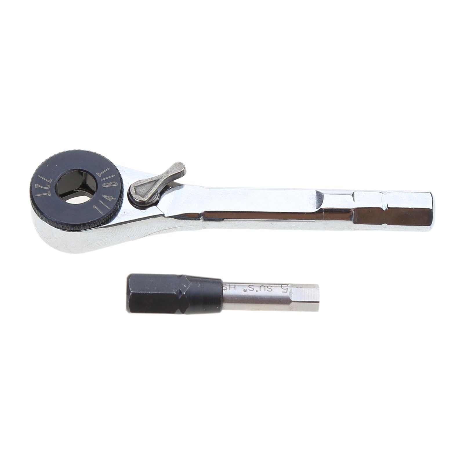 Tsophreniq Ratchet Set 1 / 4Inch Screwdriver Ratcheting Wrench High Torque Low Profile Wrench For Tight Space Bike Maintenance Tool
