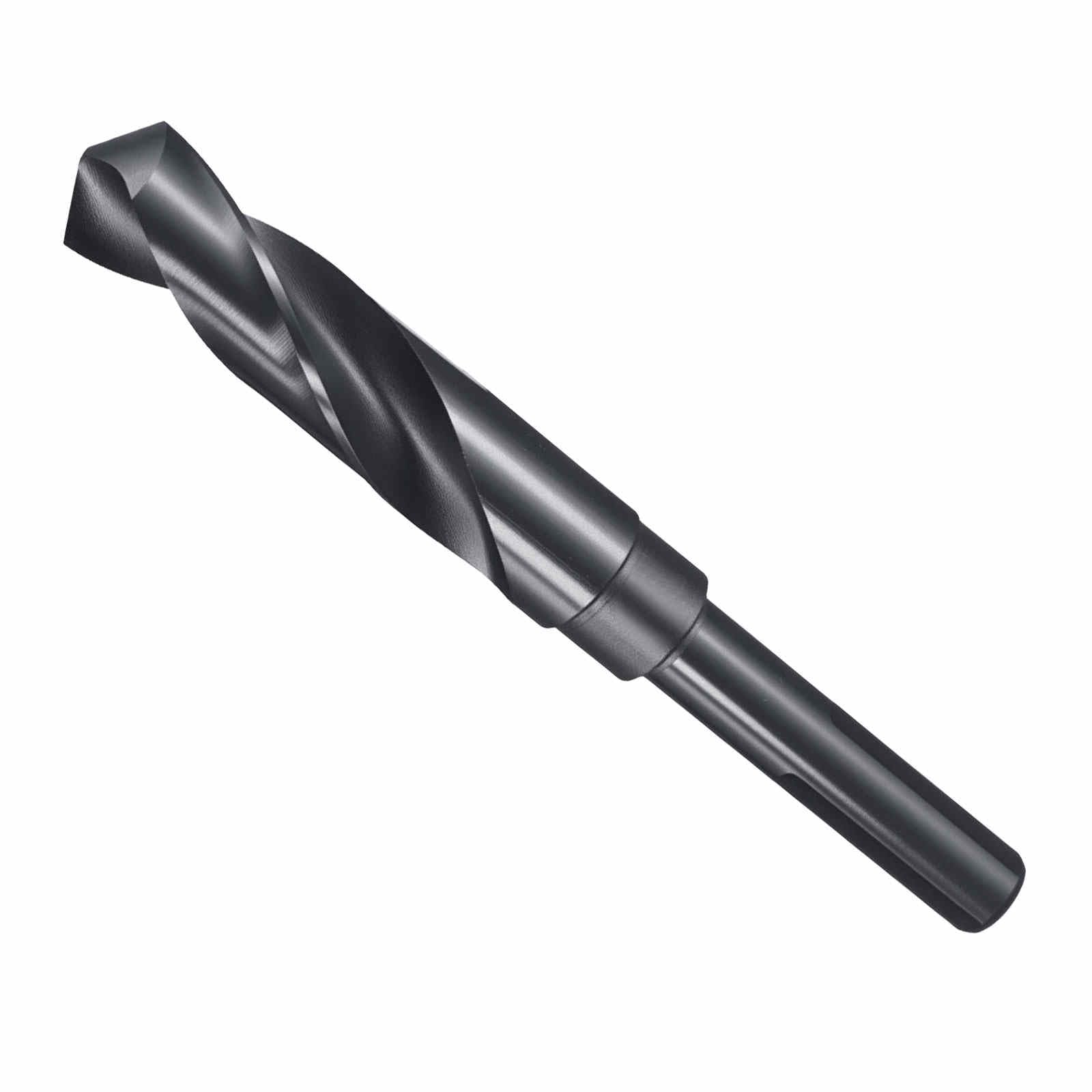CoCud Drill Bit, 3/4" Cutting Diameter (19.05mm), 1/2" Reduced Shank 3-Flat 4341 HSS Nitriding Black 118° Cutting Angle Bits