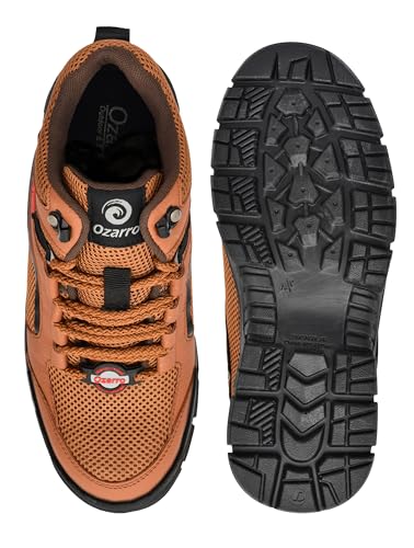 Image of Ozarro Steel Toe Safety Work Shoes | Premium Industrial | Anti-Slip & Steel Toe | Durable Construction | Comfortable Industrial Safety Shoes for Mens (S4463)