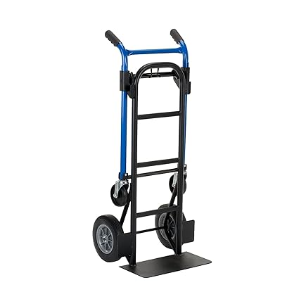 Harper Trucks Quick Change 4-in-1 Convertible Hand Truck, Dual Handle, 10