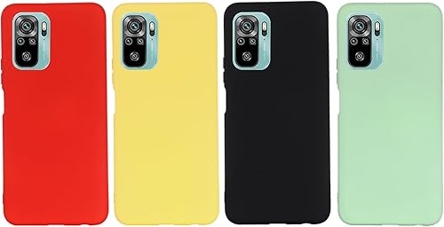 Miniatura 7 de Funda para Xiaomi Redmi Note 10S, Funda protectora de silicona líquida para Xiaomi Redmi Note 10S con cordón de silicona, cubierta delgada y suave a