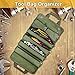 Tool Bag Organizer Roll Up: Gifts for Men Dad Christmas Stocking Stuffers Birthday Motorcycle Tool Portable Box Woodworking Gift for Him Husband Boyfriend Mechanic Craftsman Electrician Rollup Toolbag