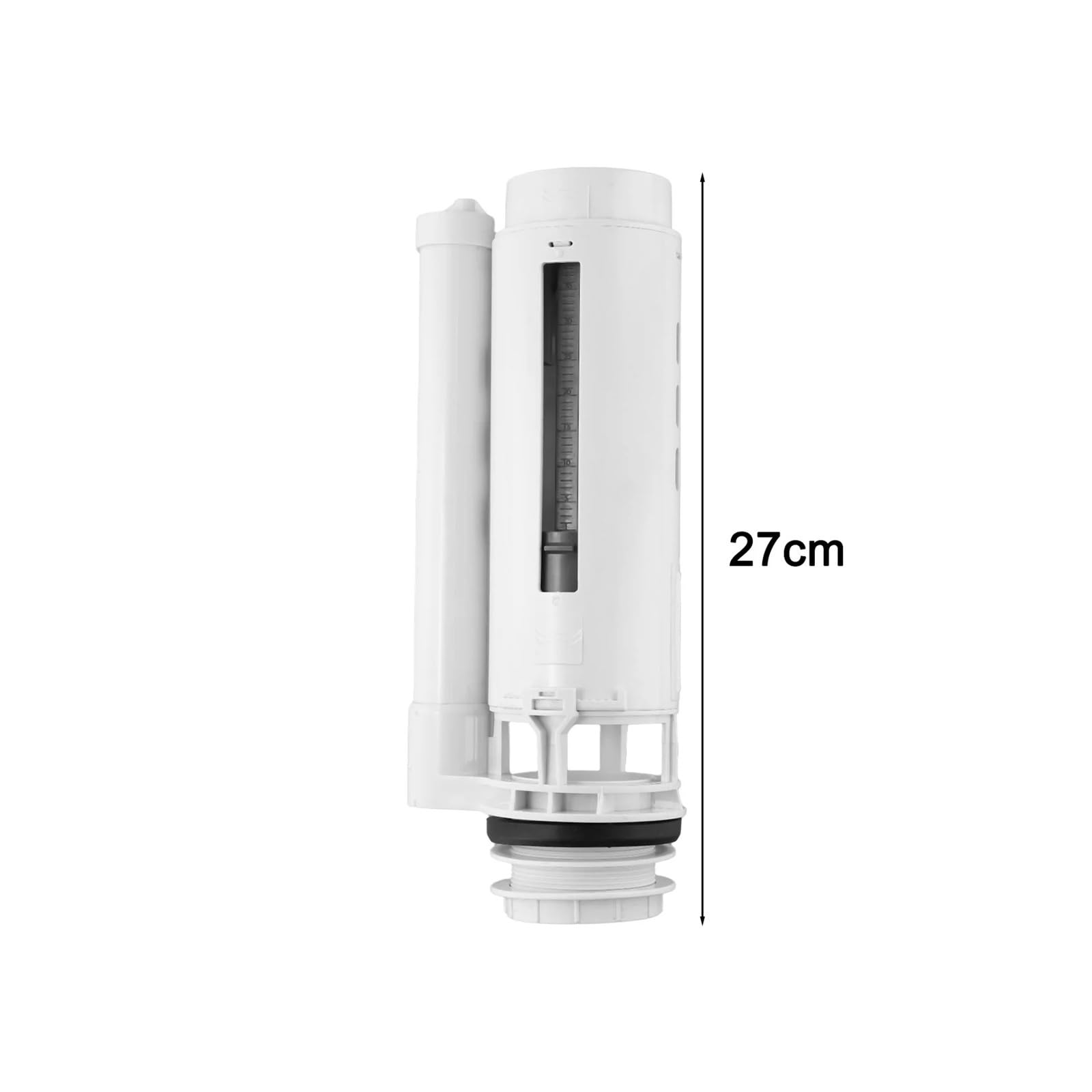 Fluxómetro manual para inodoro Válvula De Entrada Inodoro Dividida, Súper Ahorradora Agua, Drenaje Dos Botones, Herramientas Manuales, Accesorios(27cm)