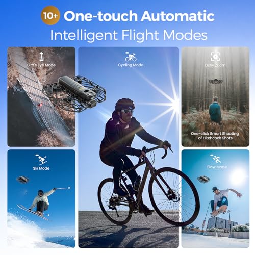 HOVERAir X1 PROMAX 8K Action Flying Camera, Foldable Drone with Camera with 42 KM/H Follow Speed, 10+ Fully Automatic Flight Modes, Fly Anywhere with OmniTerrain, SmoothCapture 2.0(Cycling Combo) by HOVERAir - Image 3