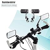 Mehrfachwinkel einstellbar - Sowohl der Spiegel als auch der Ständer können flexibel in mehreren Winkeln gedreht werden. Sie können ihn nach Belieben auf den entsprechenden Winkel einstellen, um eine bessere Sicht zu erhalten