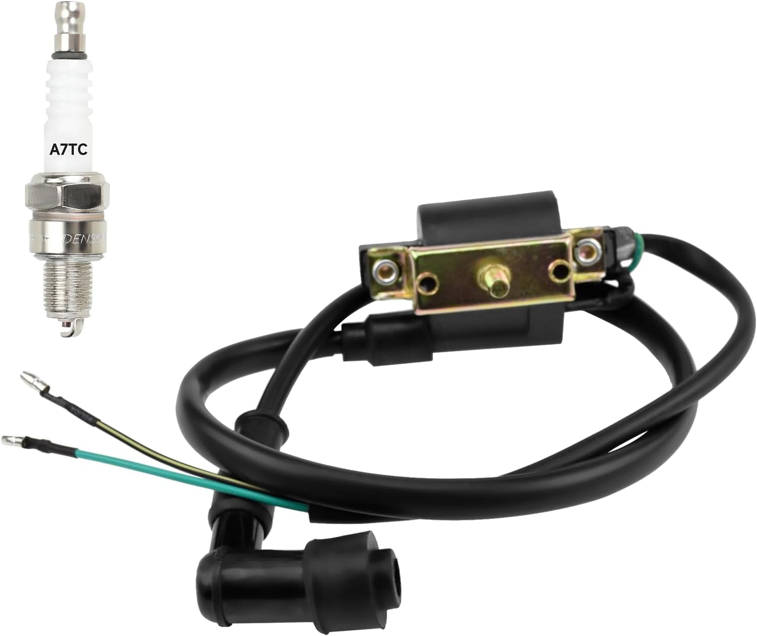 49 Cc Ignition Coil Ignition Coil &amp; CDI Spark Plug Kit For GY6 Scooters &amp; ATVs (50cc-125cc) Gy6 Ignition