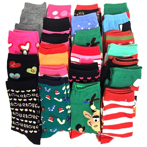 Image of TeeHee Socks Various Sample Socks Value Pack Bulk Socks Wholesale Lot for Women Men Children