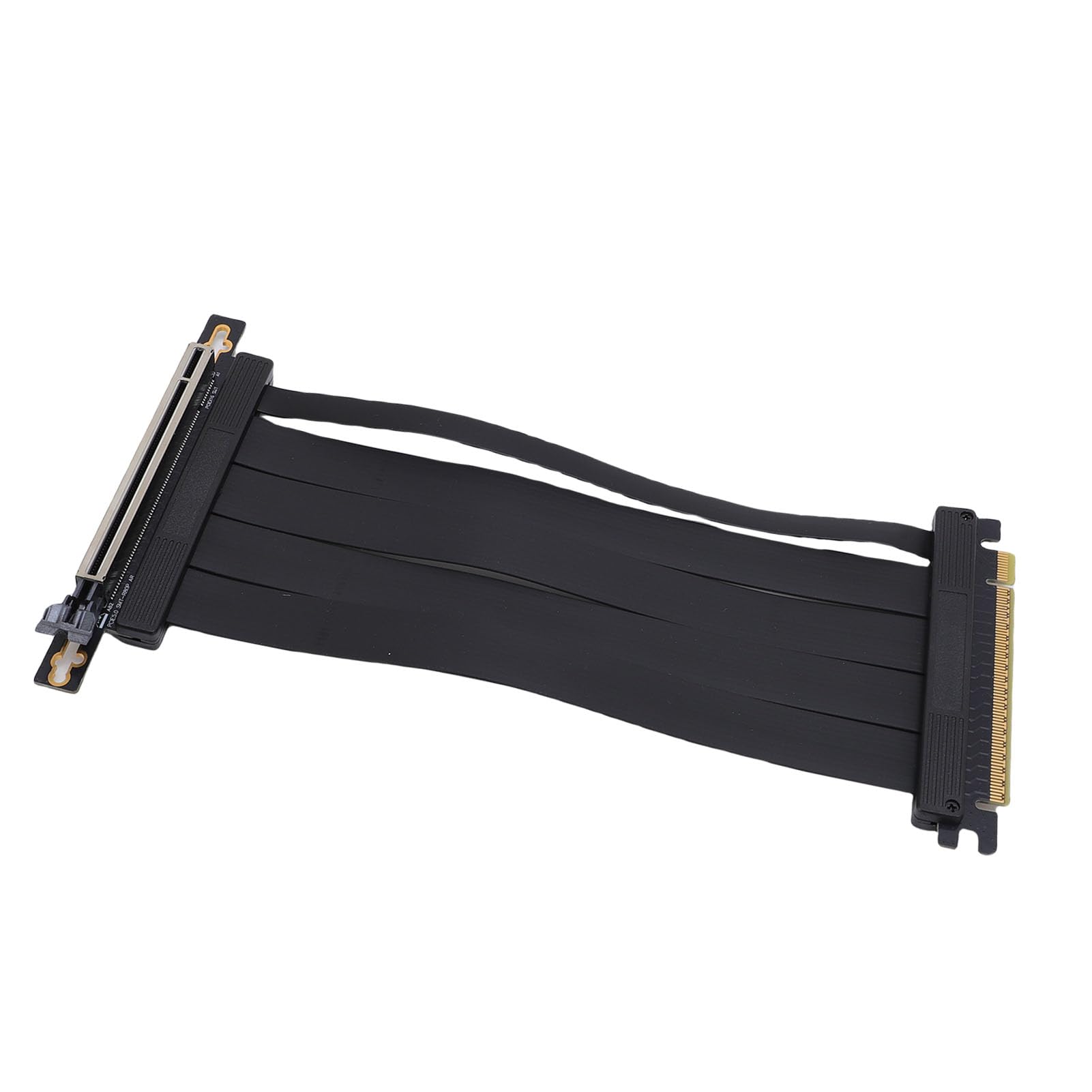 PCIe 5.0-Riser-Kabel, PCIe 5.0 X16 200 Mm Hochgeschwindigkeits-Extender, Flexibler Erweiterungsport mit 128 Gbit/s Bandbreite, Abwärtskompatibel mit 4.0 3.0 2.0 1.0, Ideal für RTX4090 Ti AI