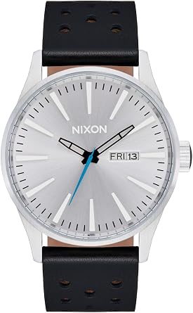 NIXON Sentry Leather A105-100m Water Resistant Men's Analog Classic Watch