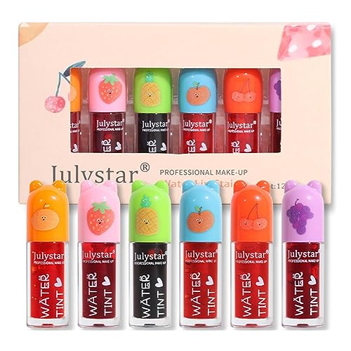 labios, Tinte labios coreano brillante natural, Juego manchas labios taza no pegajosa impermeable larga duración con alto pigmento y colores vivos para hombres y Fowybe