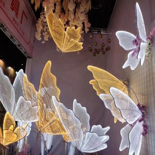 Ywsxhs 2Pcs Romantic Butterfly Hanging Lights thumb #3