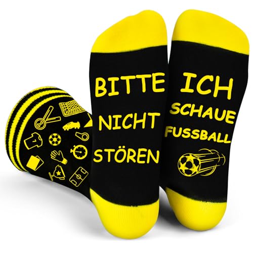 Trustnice Geschenke für Männer Fussball Fanartikel Lustige Socken mit Spruch Bitte Nicht Stören Ich Schaue Fußball - Fussball Geschenke Jungen Kinder Damen Herren Geburtstagsgeschenk Fussball Socken Trustnice Geschenke für Männer Fussball Fanartikel Lustige Socken mit Spruch Bitte Nicht Stören Ich Schaue Fußball - Fussball Geschenke Jungen Kinder Damen Herren Geburtstagsgeschenk Fussball Socken