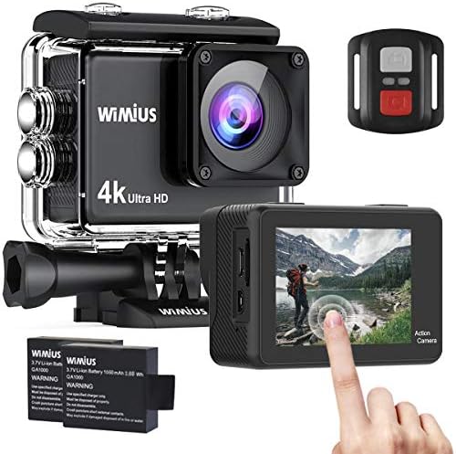 WiMiUS 4K WiFi Sports Action Camera Ultra HD Waterproof DV Camcorder 16MP Underwater 170 Degree Wide Angle