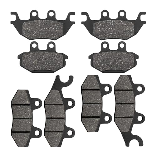 Image of ZICOO Front and Rear Brake Pads for Kawasaki Mule Pro FXT FX KAF820 KAF 820 2015-2021, Mule Pro DXT DX KAF 1000 KAF1000 2016-2017